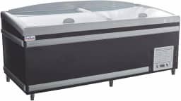 Ilha para Congelados RF-311-In - Inverter Preto 600 L Iluminação em LED Interior em Alumínio - Linha Suprema Frilux 220V