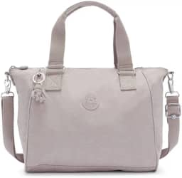 Bolsa Kipling Amiel Cinza