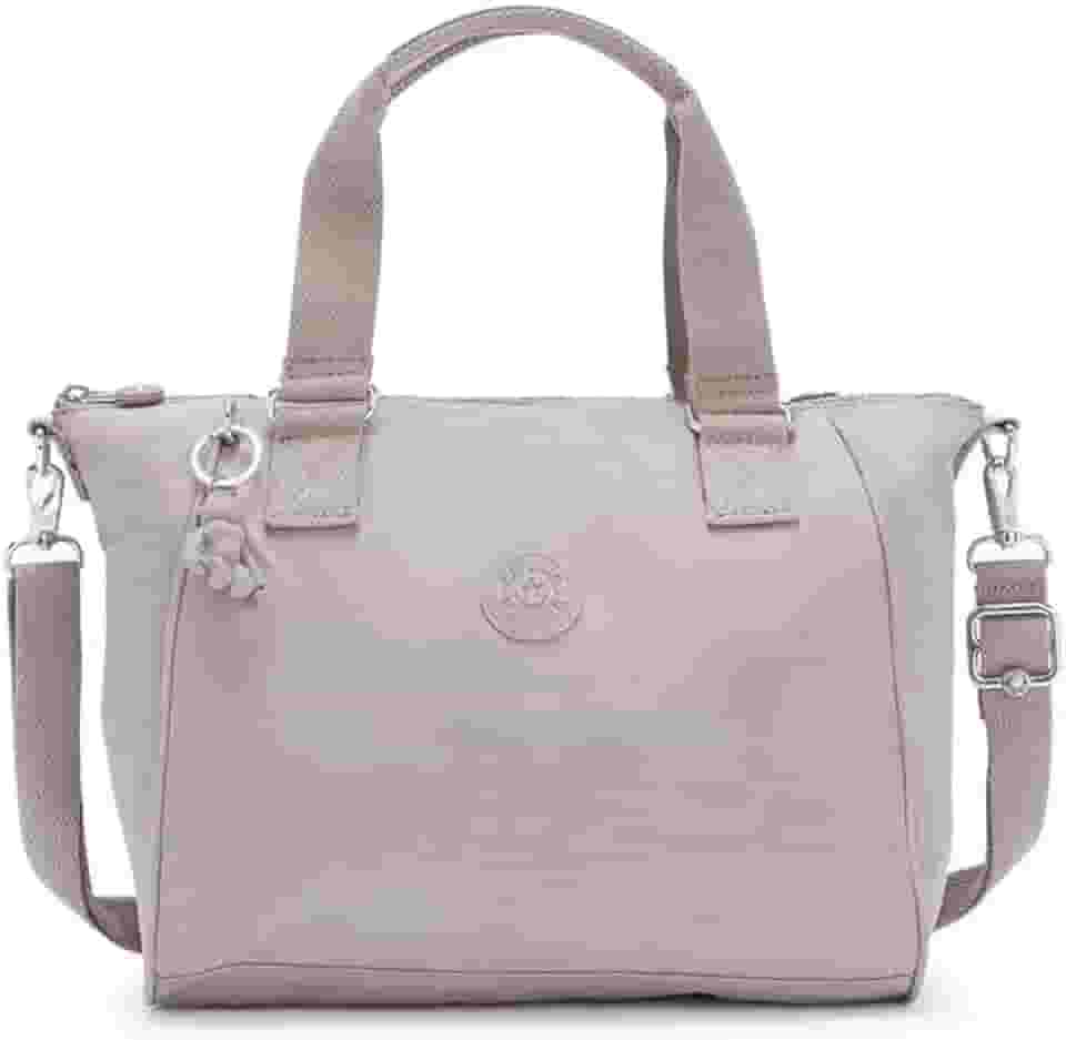 Bolsa Kipling Amiel Cinza