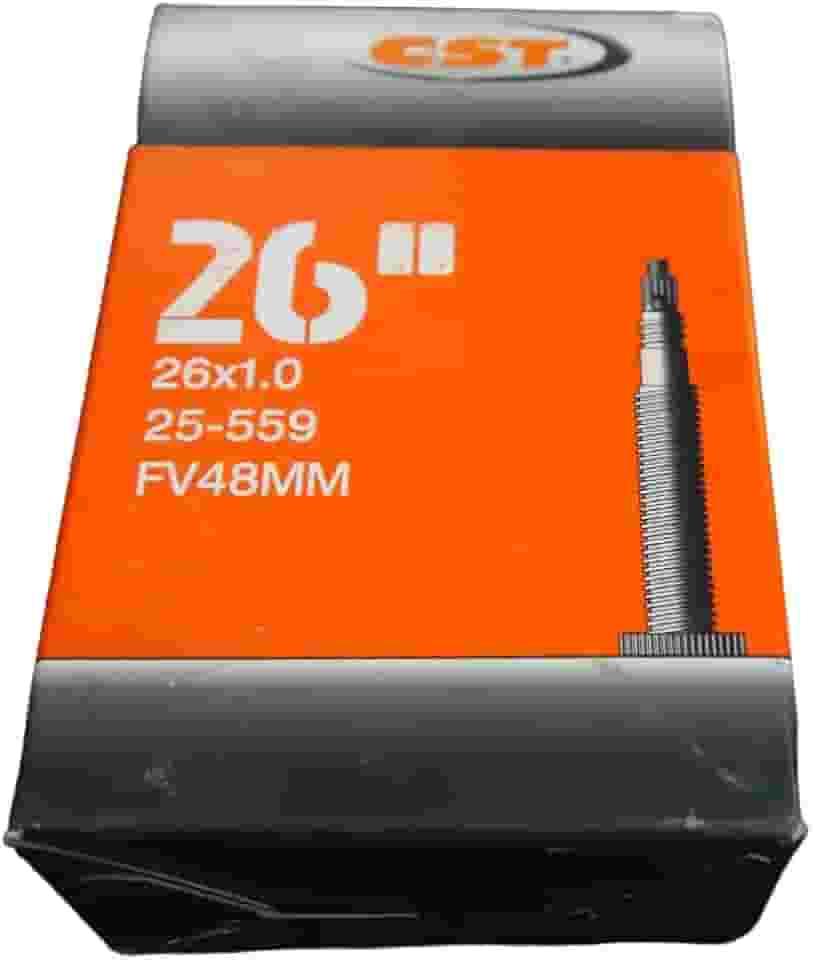 Câmara de Ar para Bicicleta MTB CST, Aro 26 x 1,0, 25-559, FV48MM