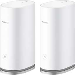 Roteador, HUAWEI WiFi Mesh 3, Wi-Fi 6 em Toda Casa com Até 3000Mbps, HarmonyOS Mesh+, Conexão com Um Toque, Branco, Kit com 2 unidades