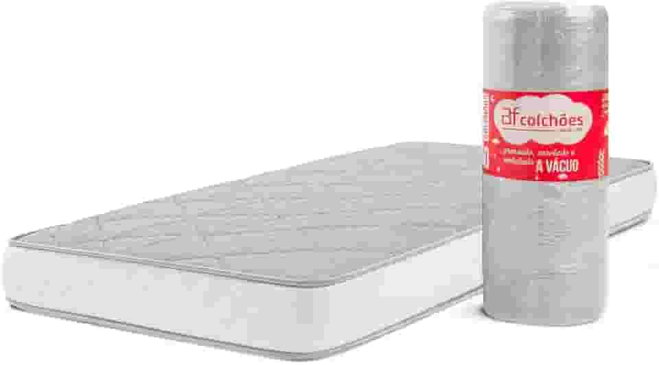 Colchão Solteiro de Espuma D45 a Vácuo 88x188cm BF Colchões