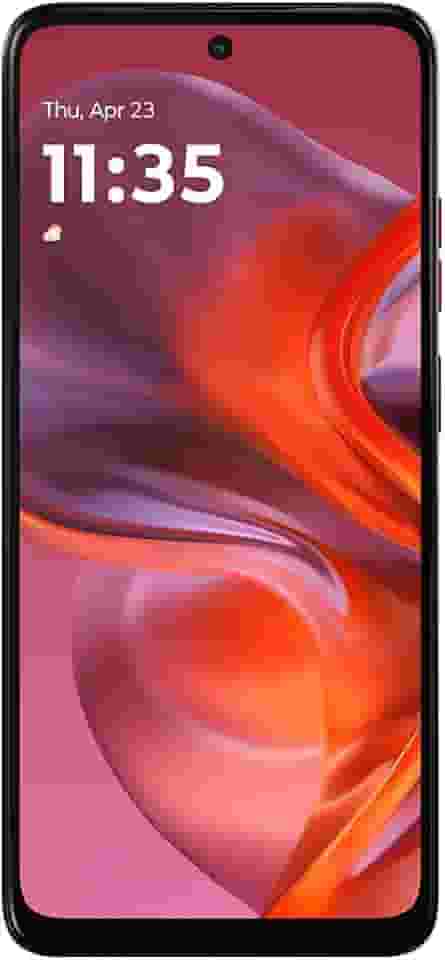 Smartphone Motorola Moto g05-256GB 12GB (4GB RAM + 8GB Ram Boost) e Camera 50MP com AI Bateria de 5200 mAh Tela 6.7" com Superbrilho - Vermelho