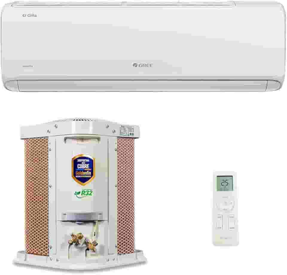 Ar Condicionado Split Hi-Wall Gree G Clima Frio Wi-Fi Inverter 24.000 Btus 220v R-32