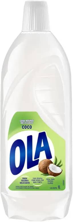 Sabão Líquido Ola Coco para Roupas Finas e Delicadas 1l