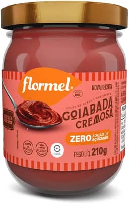 Goiabada Cremosa FLORMEL Zero Açúcar - 210 Gramas