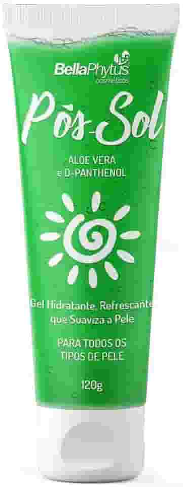 Gel Hidratante Pós-Sol BellaPhytus, Aloe Vera e Pantenol, 120g