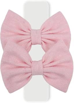 Laço Luxo Linho Rosa, P 2un