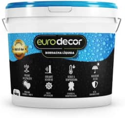 Borracha Líquida Premium Euro decor Impermeabilizante Tinta Emborrachada Flexível (Concha do mar, 4kg)