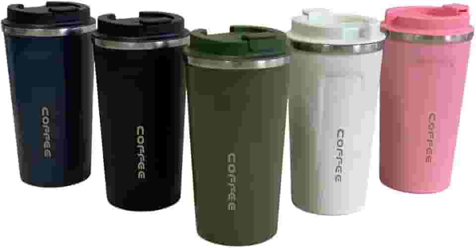 Copo Térmico Cafe Cerveja Com Tampa Aço Inoxidável Anti-vazamento 500ml Cor:Verde Musgo