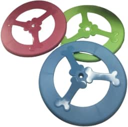 Brinquedo para Cachorro, Disco para Arremessar, Brinquedo Interativo Frisbee Colorido,Brinquedo Funcional para Cães