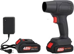 Soprador De Ar Portátil Sem Fio 35000PA Alta Potência - Bateria Recarregável Multiuso - Ideal para Folhas Jardim Carro e Limpeza de Calçadas