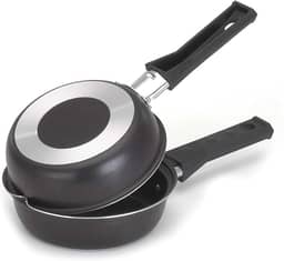 Frigideira Dupla Hamburgueira com Revestimento Antiaderente 14cm