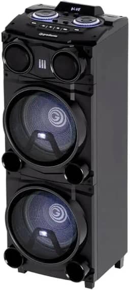 TORRE DE SOM BLACK BASS BLUETOOTH 2xWOOFERS 12" Gradiente GDB12M 1800W Bivolt