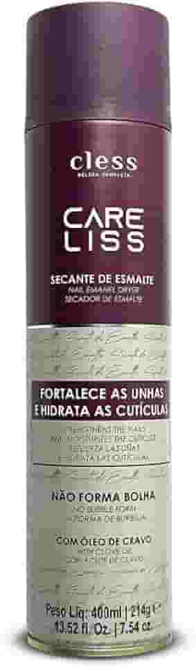 Spray Secante de Esmalte e Fortalecedor de Unhas Care Liss - Rápida Secagem, Brilho e Proteção para Suas Unhas