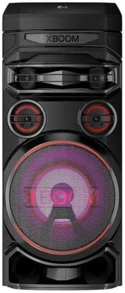 Torre de Som LG XBOOM Graves Potentes, Função DJ, Diversas Conexões, Bass Boost, Iluminação Colorida, Karaokê, Party Speaker - RNC7