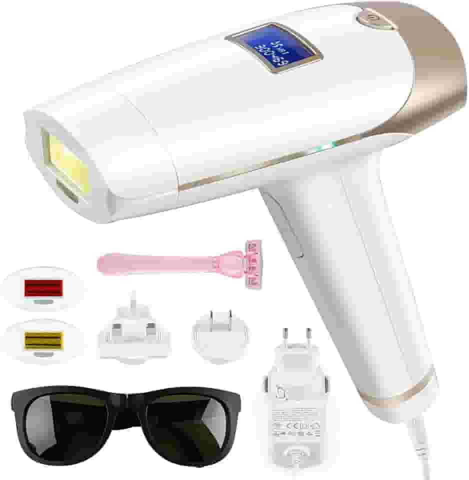 Depilador Laser, Depilador Laser 110-220V, Depilação Permanente Luz Pulsada, Depilação Profissional em Casa