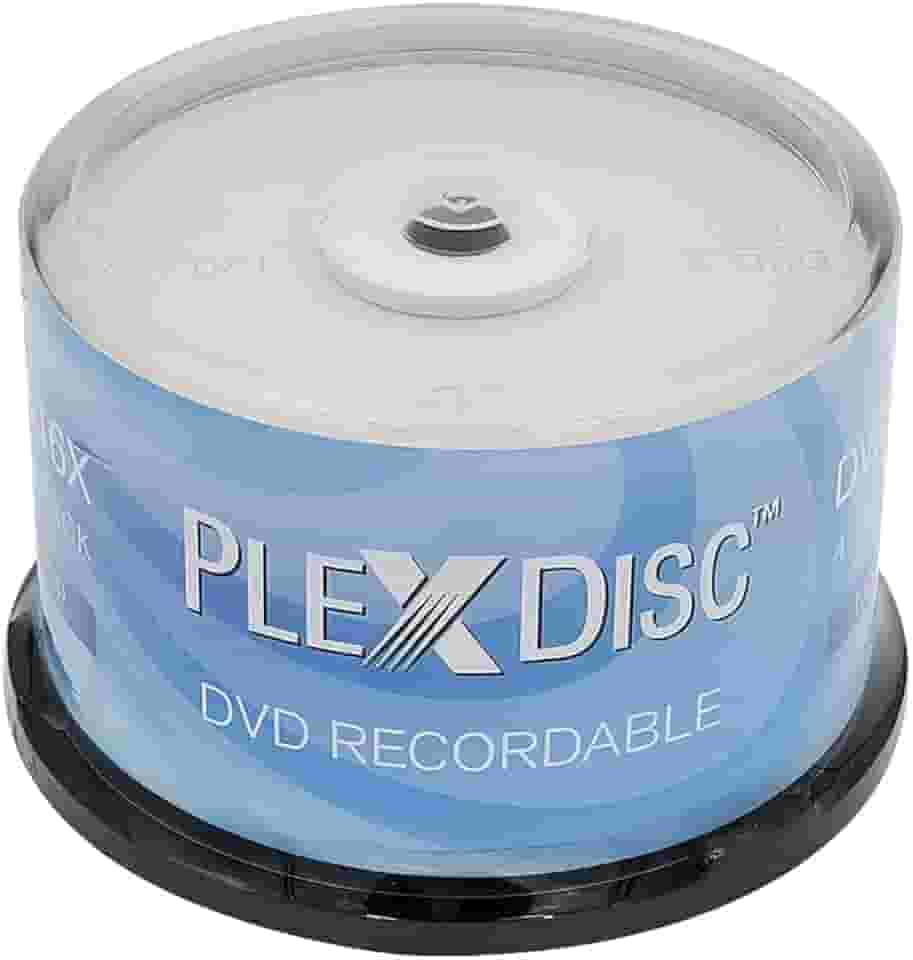 PlexDisc Disco de Mídia Gravável com Marca de Logotipo Dvd-R 4,7 Gb 16X - Eixo de 50 Discos (Ffp) 632-814-Bx