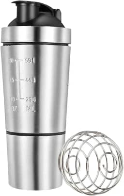 COPO DE INOX COM MISTURADOR SHAKE (750 ML)