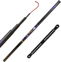 Vara Telescópica Lisa 2,70m Enrolador + Capa Proteção