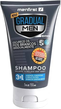 Shampoo Escurecedor de Cabelo Brancos | Menfirst
