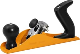 Hoteche plaina de madeira no.4 - plaina manual de bancada de alisamento ajustável para trabalhar madeira e aparar - plaina de junta de 9,5 polegadas com lâmina de 2 polegadas