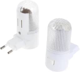 Kit Luminárias de Tomada Noturna Bivolt – Luz Suave para Quarto Infantil e Ambientes Aconchegantes - Kit com 2