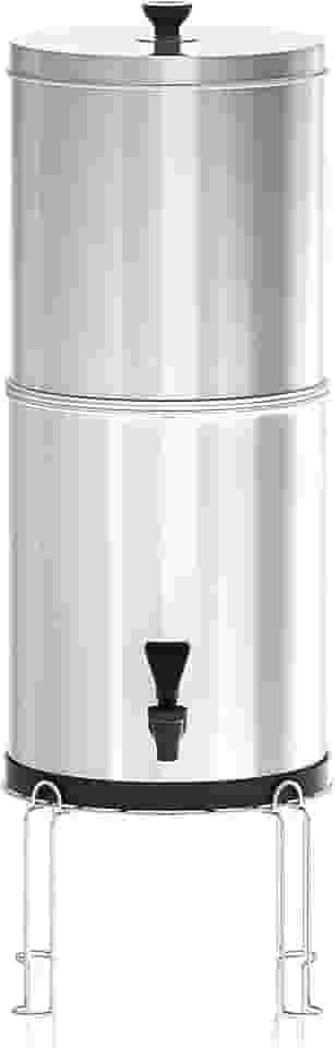 Matybobe Sistema de filtro de água por gravidade, balde de filtragem de água para casa, acampamento, caminhada, preparação para emergências