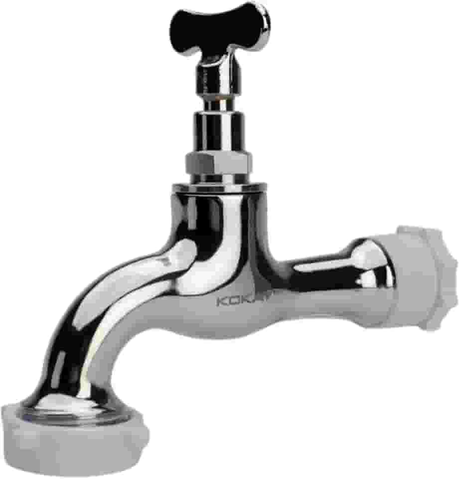 Torneira Jardim Tanque Quintal Cromada 100% Metal 1/2'x3/4'