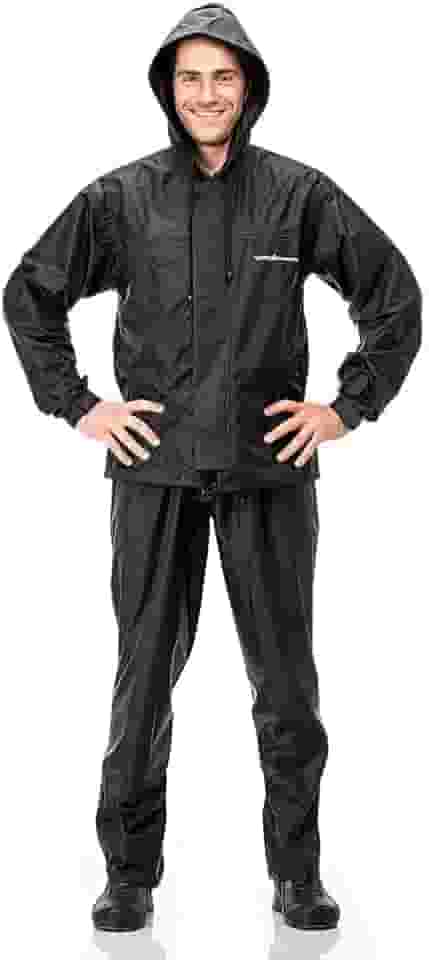 Capa de Chuva Pantaneiro + Resistente em Nylon com Capuz Impermeável