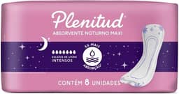 Absorvente Noturno Maxi Plenitud Femme para Escapes de Urina 8 un