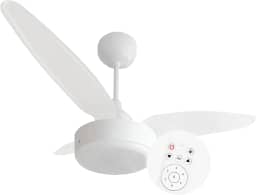 Ventilador de Teto Silent Inverter Bivolt Luminária Led 18w Controle Remoto Total