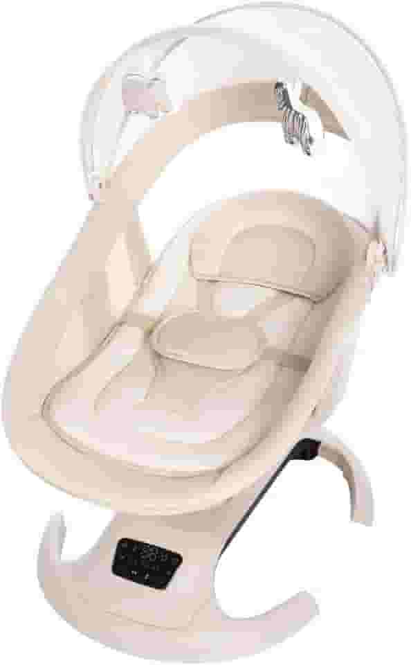 Mastela Cadeira Bebê Balanço Automático Multimotion Ori Euphoria 360° Bluetooth, Músical, Bege - Até 15kg