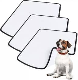 Tapete Higiênico Lavável Para Pet Kit com 3 unidades Para Xixi De Cachorro Xixi Gato Educador Reutilizável Super Absorção 200 Lavagens