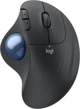 Mouse sem fio Logitech Trackball ERGO M575S com Cliques Silenciosos, Controle Fácil do Polegar, Rastreamento Preciso e Suave, Conexão Bluetooth e USB Logi Bolt - Compatível com PC/Mac