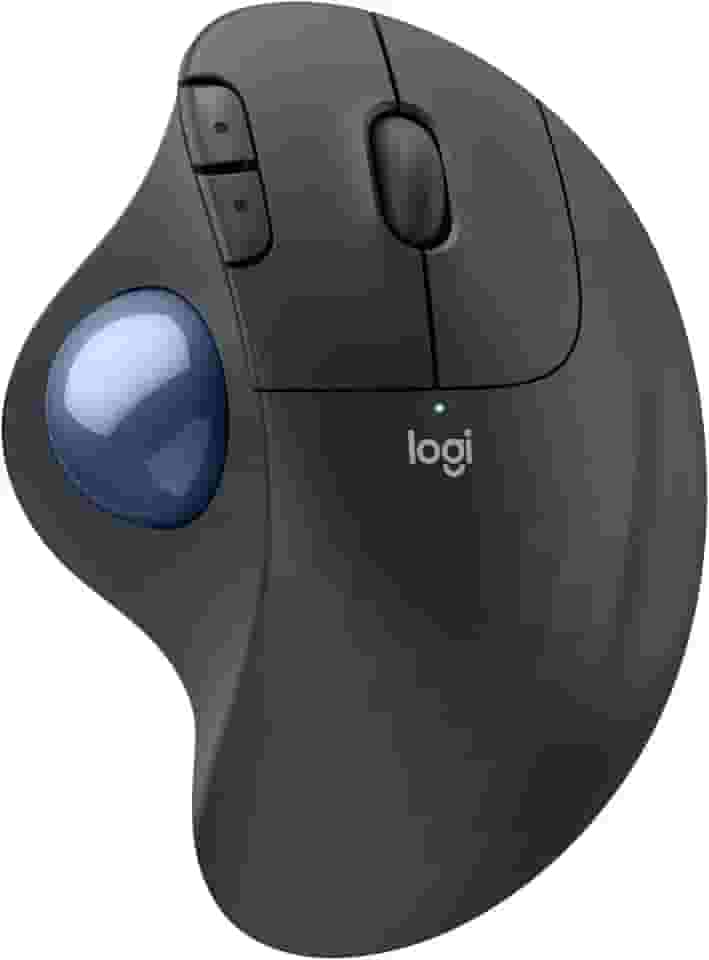 Mouse sem fio Logitech Trackball ERGO M575S com Cliques Silenciosos, Controle Fácil do Polegar, Rastreamento Preciso e Suave, Conexão Bluetooth e USB Logi Bolt - Compatível com PC/Mac