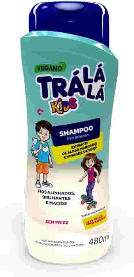 Shampoo Liso Intenso Infantil 480ml Trá Lá Lá Kids
