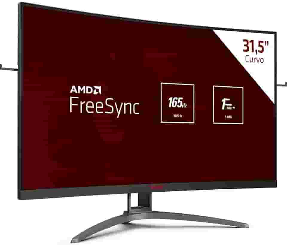 Monitor Gamer AOC Agon 32' Curvo 165Hz 1ms FreeSync AG323FCXE