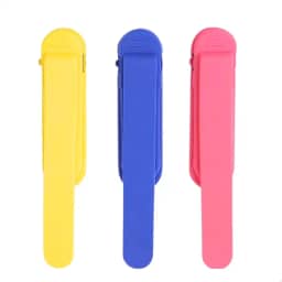 Marcador de Página em Silicone Flexível – Kit 3 Peças Práticas para Estudo e Leitura Marca Página Sanfé