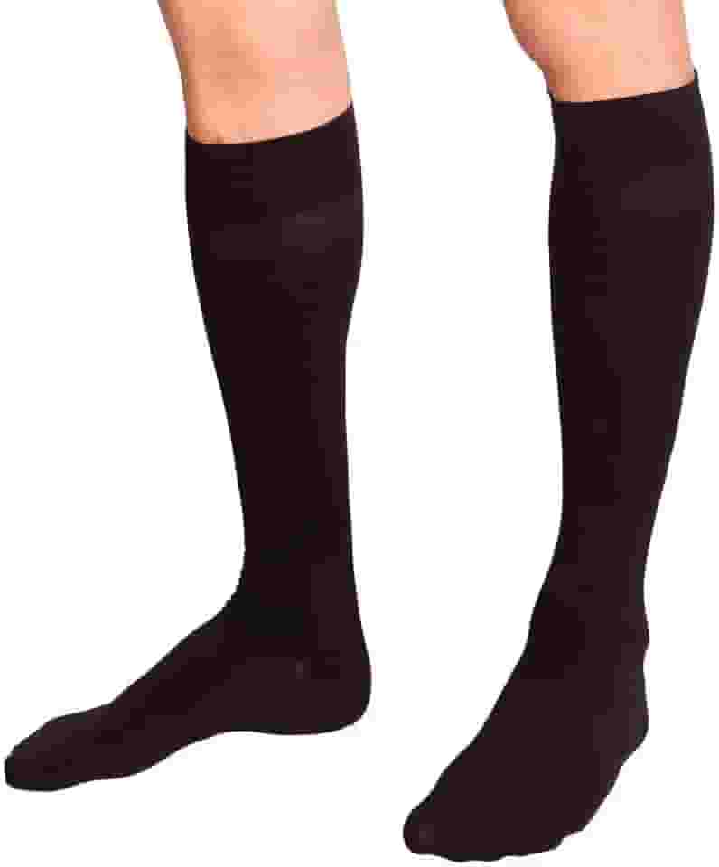 Meia Venosan 3/4 6000 Média Compressão Ponteira Fechada (20-30 mmhg) PT-Preto M