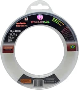 Linha mono aqualeader fluorcoating 0,52mm/60m/35lb