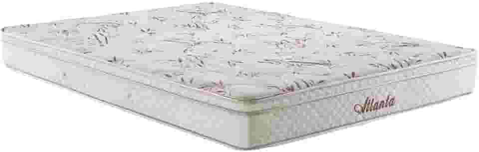 Colchão Casal Herval Atlanta, Molas Bonnel, 20 x 138 x 188 cm, Floral