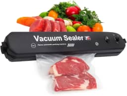 Máquina Seladora Automática Vácuo Portátil Alimentos Domestica + 10 Embalagens a Vácuo, Embaladora, Empacotadora carnes e vegetais