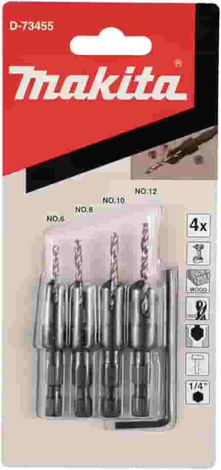 Conjunto brinca com avelante 4 peças marca Makita