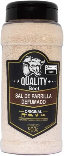 Quality Beef Tempero Sal de Parrilla Defumado 900g