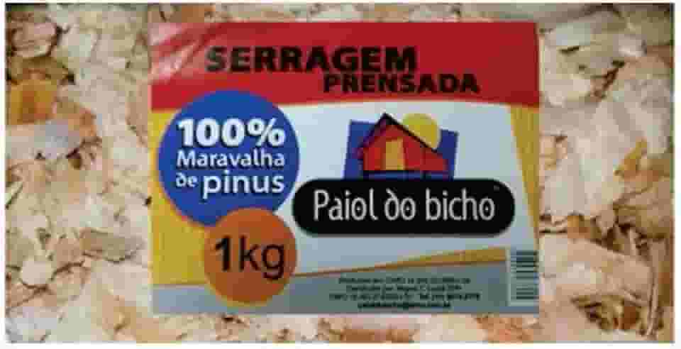 Serragem Jaal para Roedores Prensada Grossa - 800g
