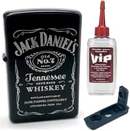 Isqueiro Clássico Jack PR, com vedação anti-evaporação e Refil 60ml