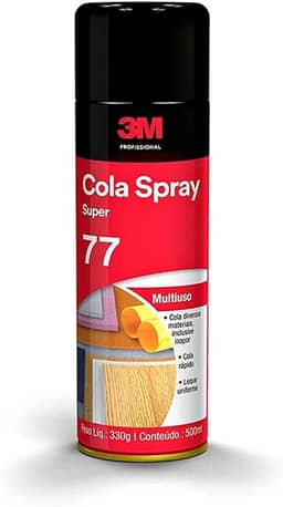 3M, Industrial, Adesivo Spray 77, Lata, 330 g