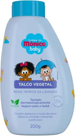 Turma Da Monica Baby Talco Infantil Turma Da Mônica Baby Lavanda 200Gr