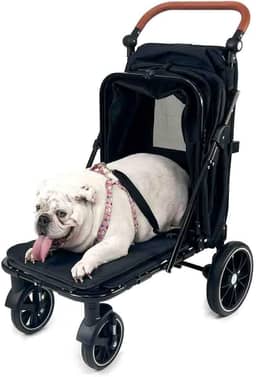 Carrinho de passeio para Pet, animal de estimação, cachorro, cão, gato de grande porte até 35 Kg